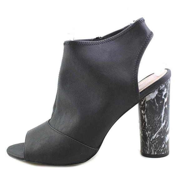 Mix No. 6 Shoes - {Mix No 6} Barecia Black Open Toe Bootie 8.5